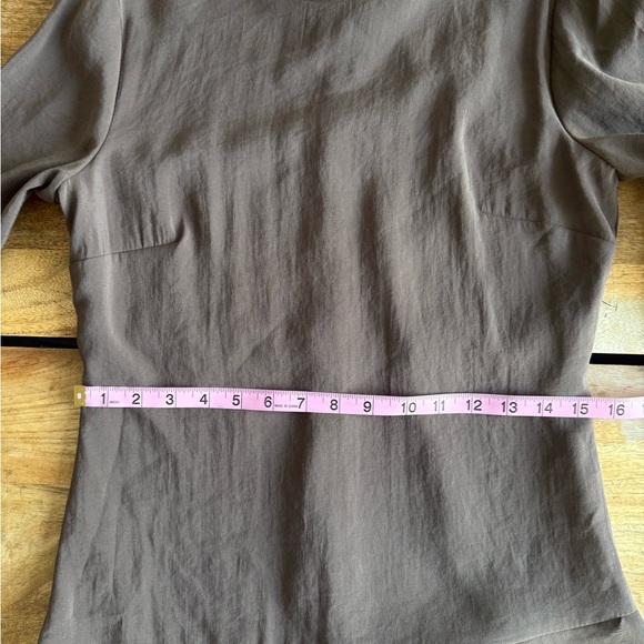 Flowy Ruffled Mini Dress, Chocolate Brown, Zara, M, NWT - Picture 7 of 10